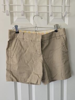J. Crew Tan Khaki Chino Bermuda Shorts- Size 2